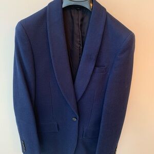 Ludlow Navy Shawl Collar Men's Blazer